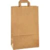 La-Borsa Tragetaschen Braun, 32 X 42cm, Papiertüten Mit Henkel, 250 Stück