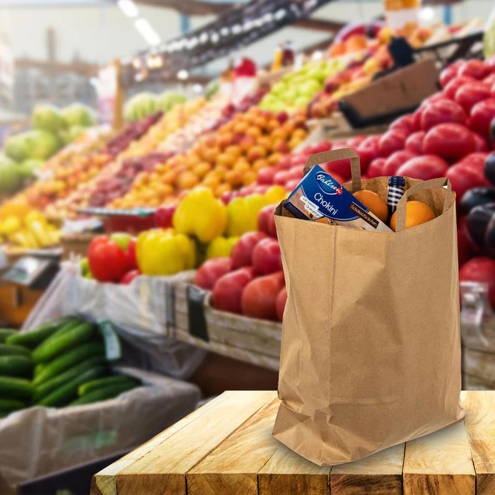 La-Borsa Tragetaschen Braun, 32 X 42cm, Papiertüten Mit Henkel, 250 Stück 3 La-Borsa Tragetaschen Braun, 32 X 42cm, Papiertüten Mit Henkel, 250 Stück – Bild 3