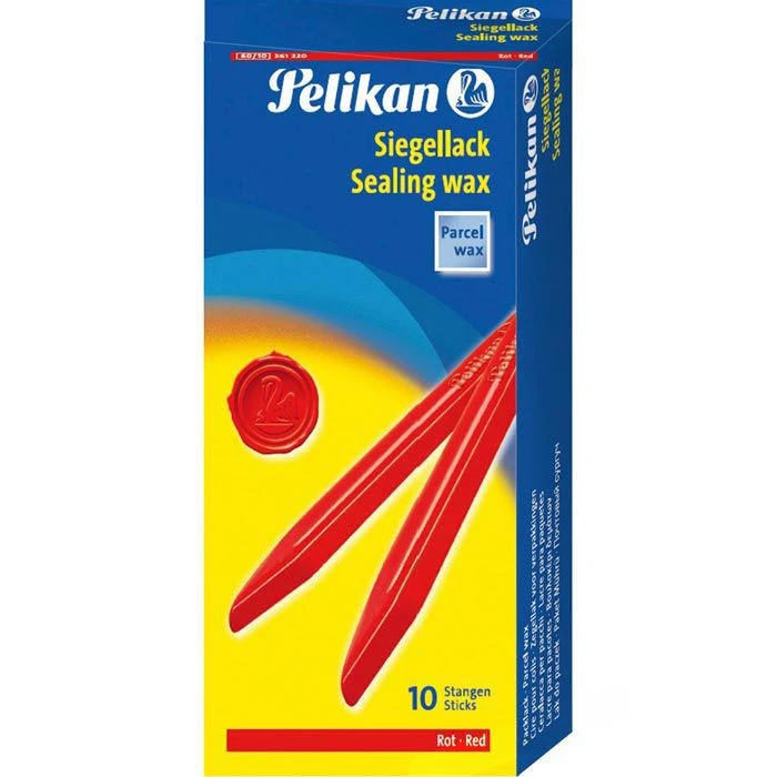 Pelikan Siegellack 361220 Packlack, Rot, Urkundenlack, Auf Rauen Papieren, 10 Stangen 1 Pelikan Siegellack 361220 Packlack, Rot, Urkundenlack, Auf Rauen Papieren, 10 Stangen