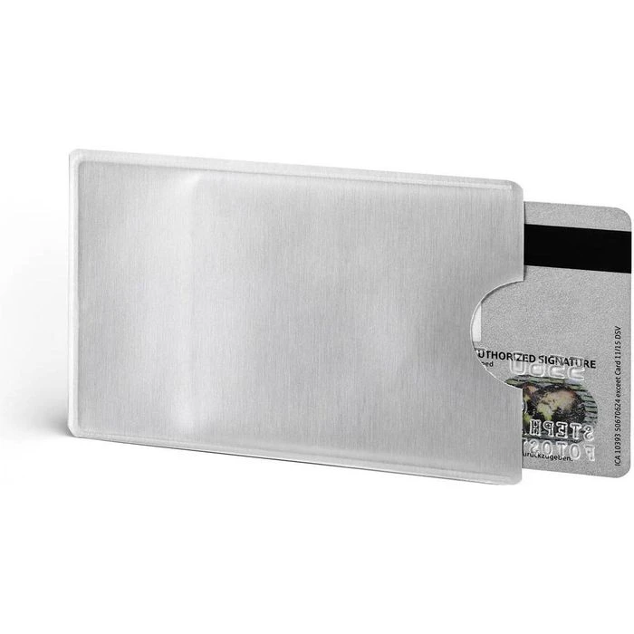 Durable Kreditkartenhülle 890319, PE, RFID-Schutz, 90 X 60mm,1 Karte, Silber, 3 Stück 3 Durable Kreditkartenhülle 890319, PE, RFID-Schutz, 90 X 60mm,1 Karte, Silber, 3 Stück – Bild 3