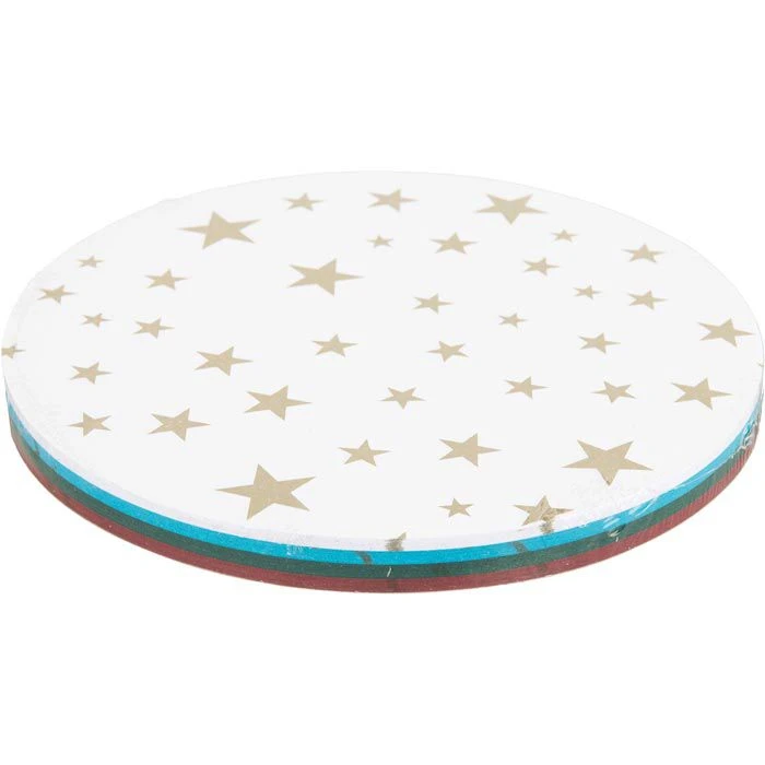 Ursus Faltblätter 3190099, Sternchen, Ø 15cm Rund, 90g/m², 4 Farben Sortiert, 100 Blatt 3 Ursus Faltblätter 3190099, Sternchen, Ø 15cm Rund, 90g/m², 4 Farben Sortiert, 100 Blatt – Bild 3