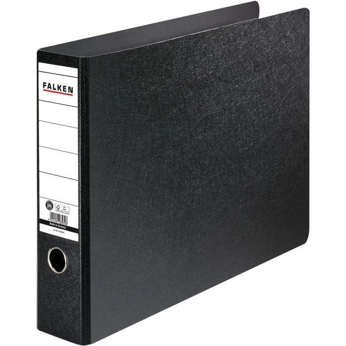 Falken 11285970 Ordner, A3 Quer, Breit, Hartpappe, Schwarz 1 Falken 11285970 Ordner, A3 Quer, Breit, Hartpappe, Schwarz