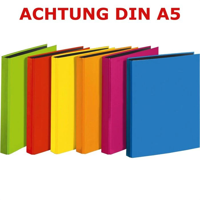 Veloflex Ringbuch Velocolor 1151300, A5, 2 Ring, Ring-Ø 25mm, Farbig Sortiert, 10 Stück 1 Veloflex Ringbuch Velocolor 1151300, A5, 2 Ring, Ring-Ø 25mm, Farbig Sortiert, 10 Stück