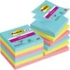 Post-it Haftnotizen Super Sticky Z-Notes, Cosmic Collection, 76 X 76mm, 12 X 90 Blatt