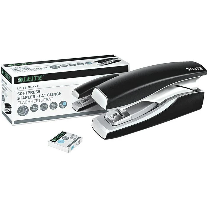 Leitz Heftgerät 5603-00-95, NeXXt Softpress, Flat-Clinch, Heftleistung 30 Blatt, Schwarz 5 Leitz Heftgerät 5603-00-95, NeXXt Softpress, Flat-Clinch, Heftleistung 30 Blatt, Schwarz – Bild 5